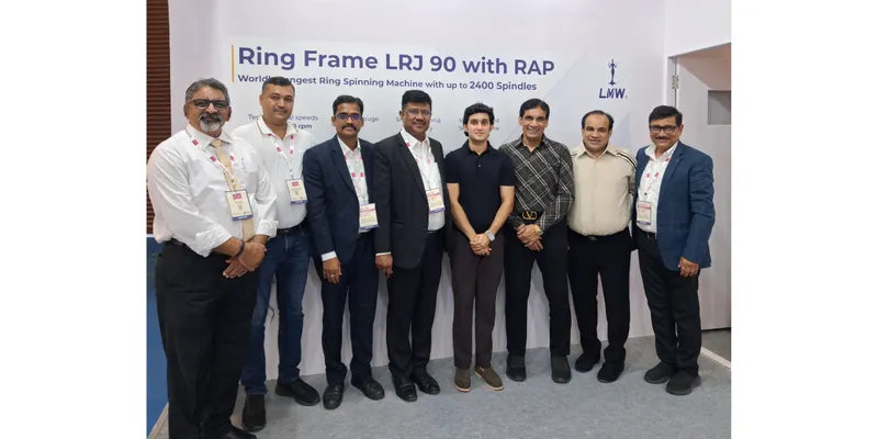 LMW Draws Visitor Interest at Bharat Tex 2026, Highlights Textile Machinery Ecosystem